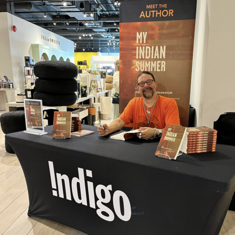 Pull up banner displayed on location